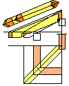 Beipiel 1, gleiche Dachneigung