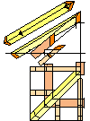 Beispiel 3, gleiche Dachneigung